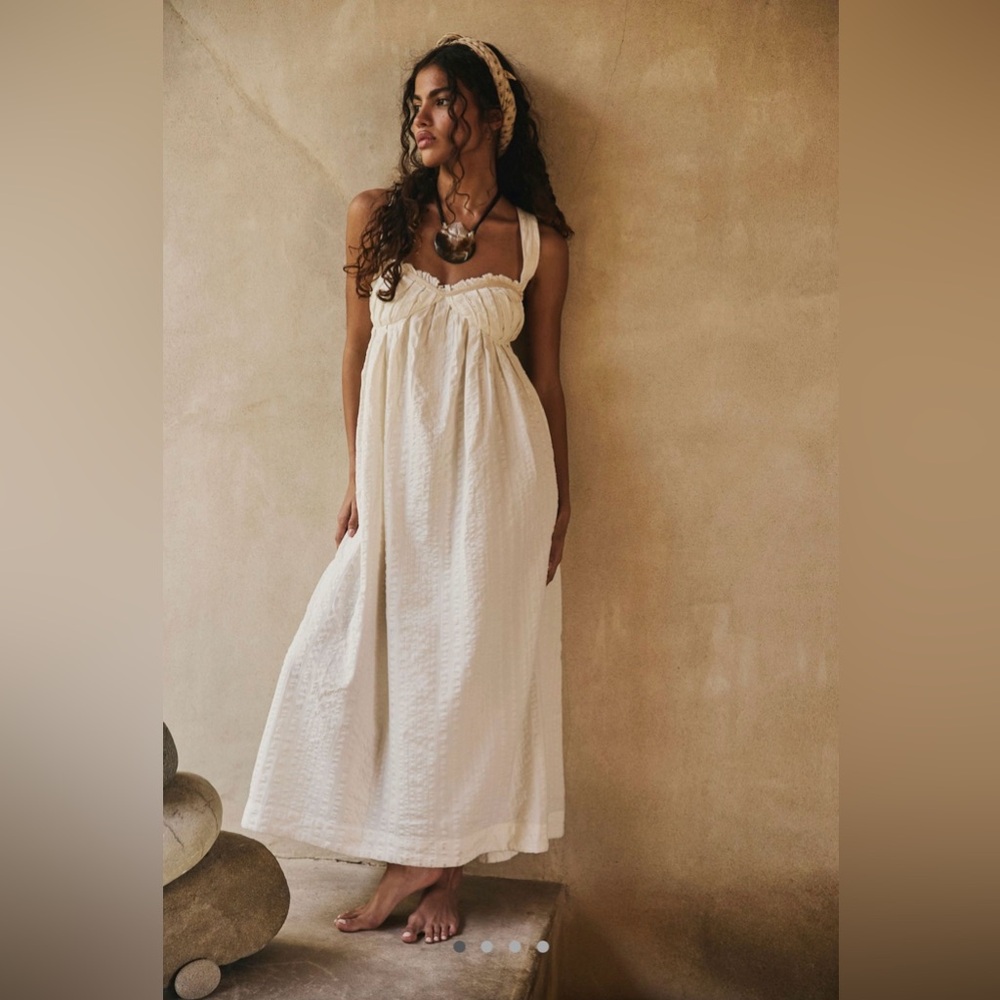 Free People, Poppy Midi, Coconut Milk, Small, NWT